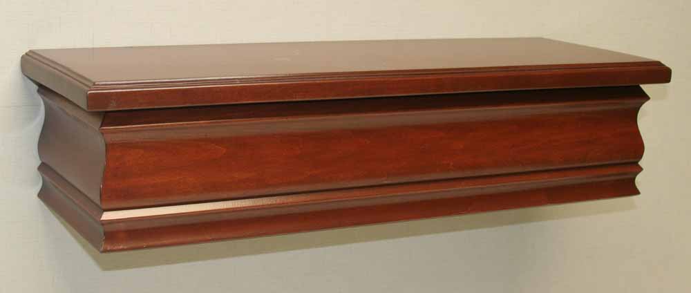 Wood Mantel Shelf - 5" tall - Click Image to Close