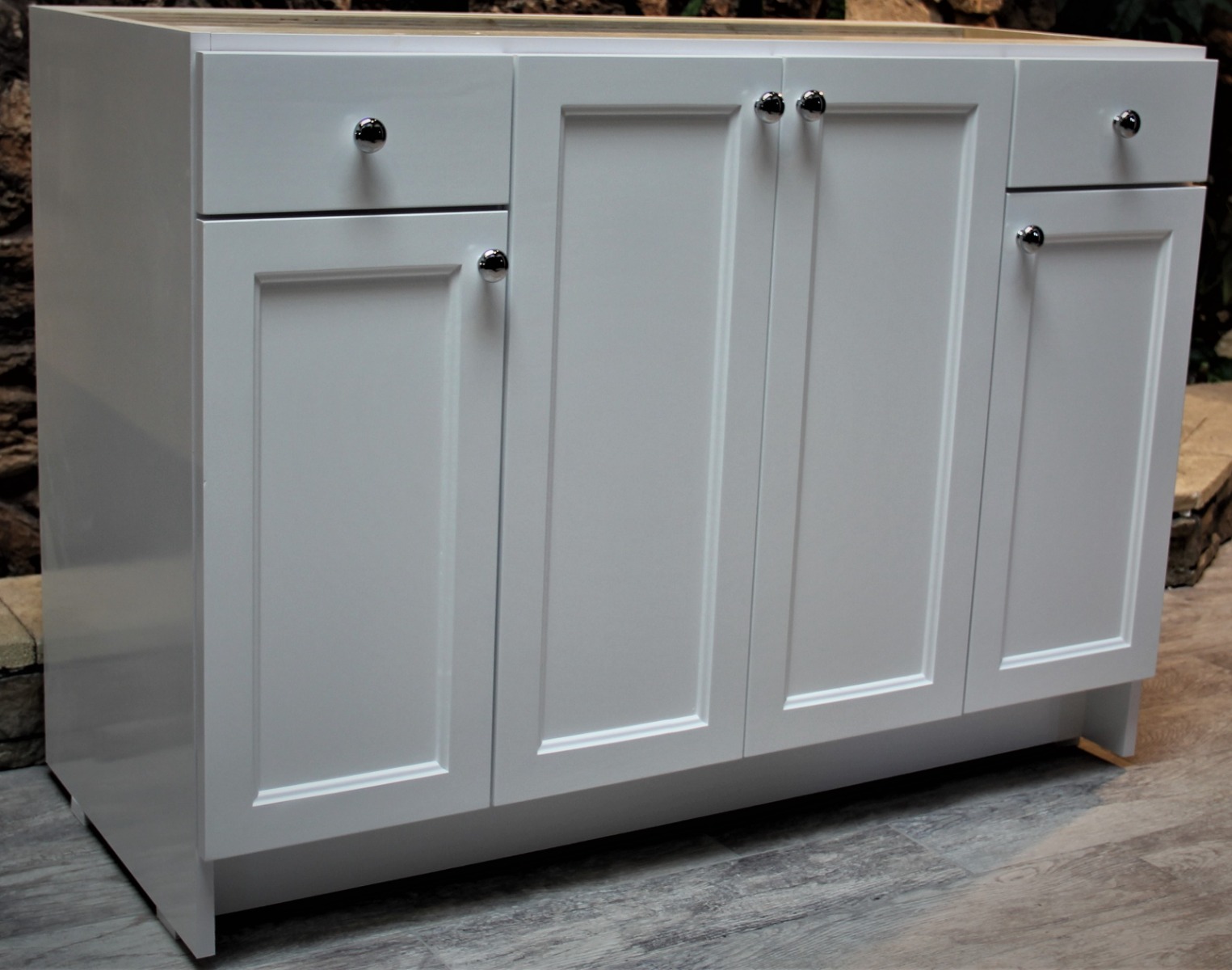 Craftsman Classic 42&rdquo; Bathroom Vanity with 2 Drawers in Designer White