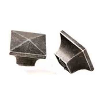 Pyramid Knob - Antique Silver