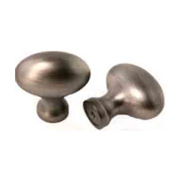 Football Knob - Matte Black