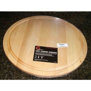 19" Lazy Susan Butcher Block